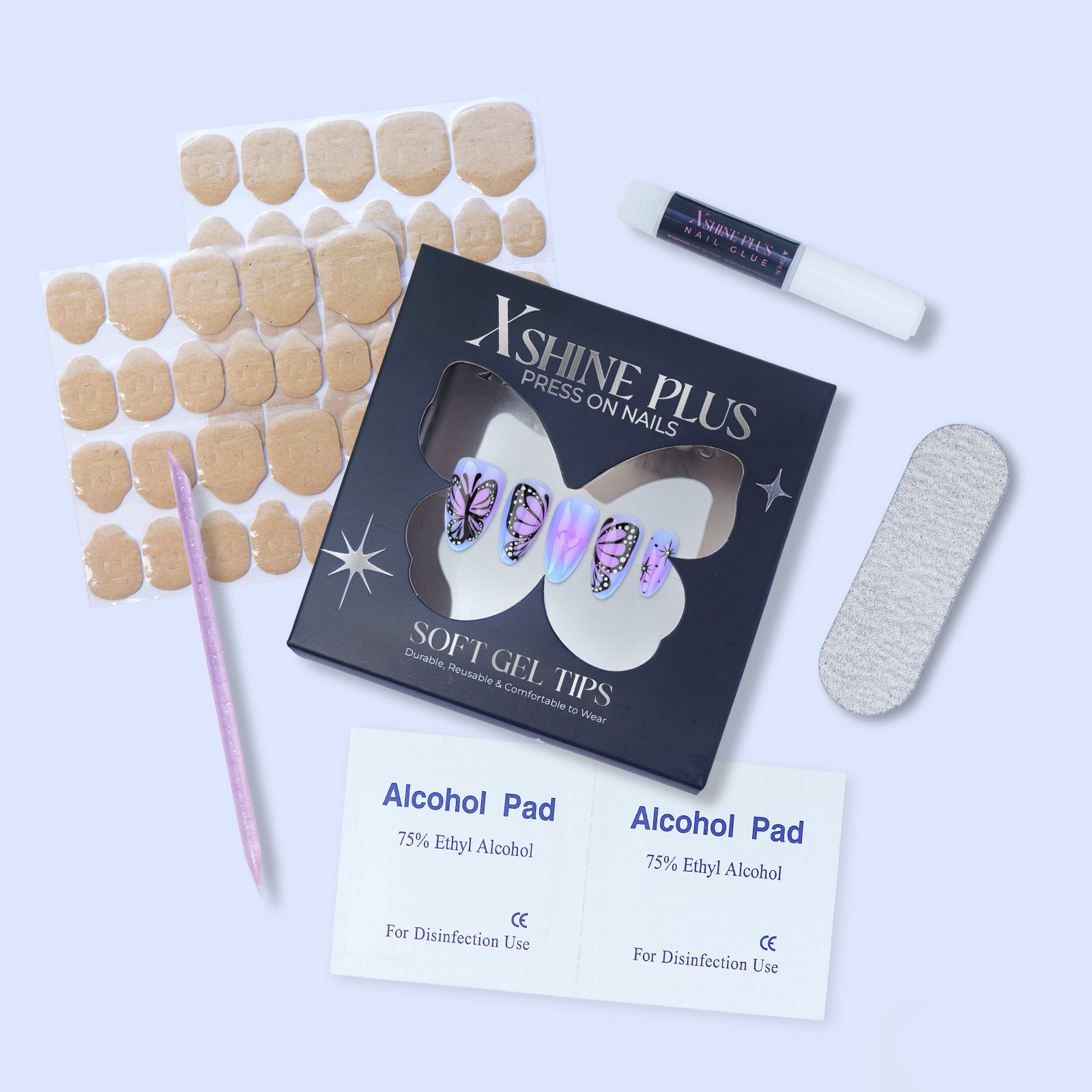 3D - Cosmic Violet - Medium Almond