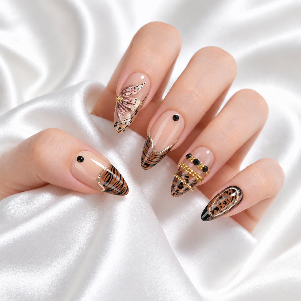 3D - Fierce Glam - Medium Almond