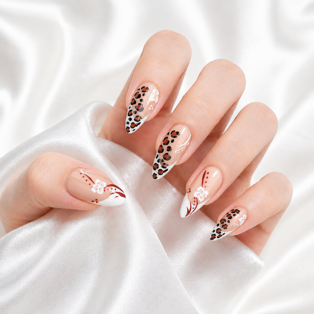 French - Fierce Blossom - Medium Almond