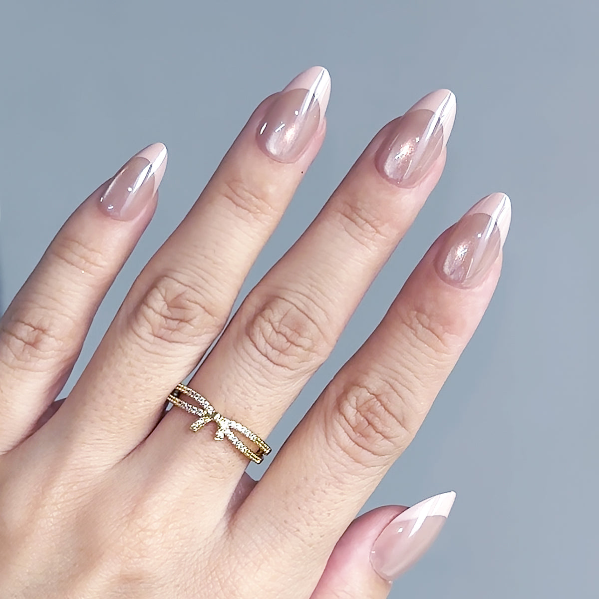 French - Sakura Glazed - Short Almond
