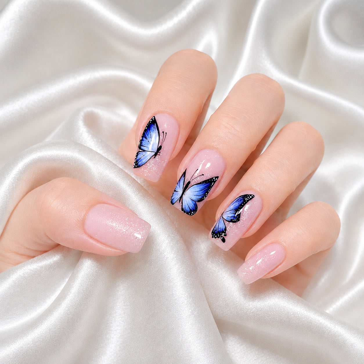 Patterned - Fairy Butterfly - Short Square Secondary image