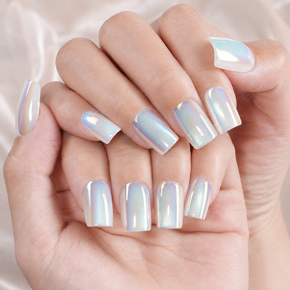Chrome - Aurora Pearl - Short Square