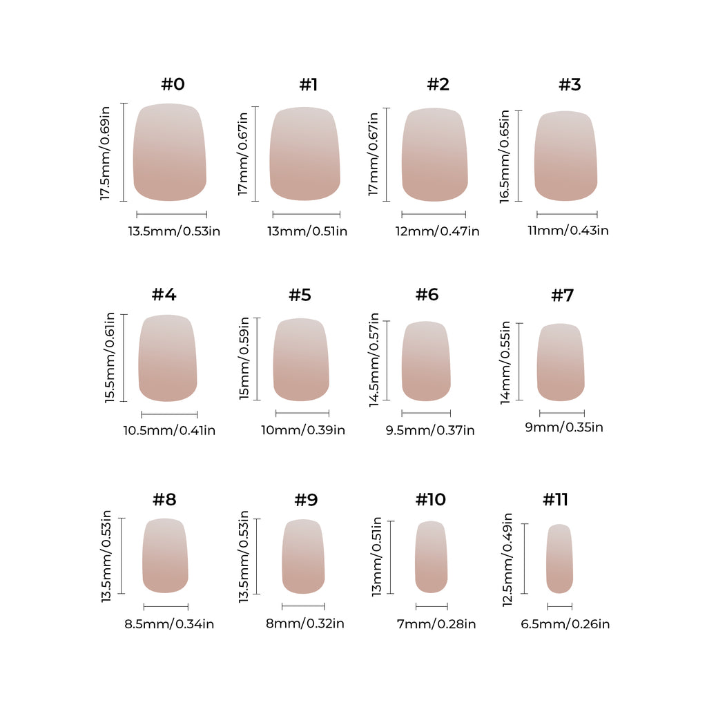 Chrome - White Peach Liqueur - Short Squoval