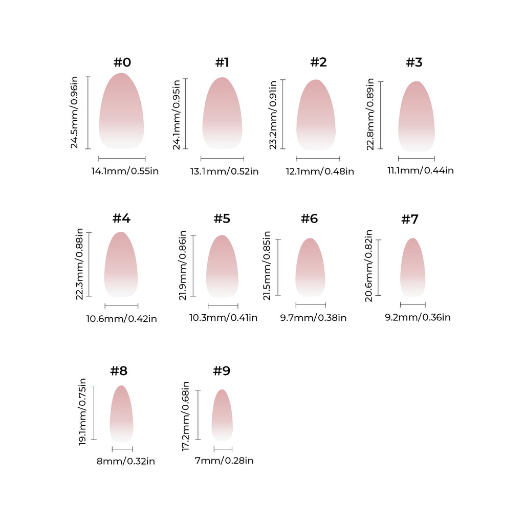 French - Pink Balletcore - Medium Almond