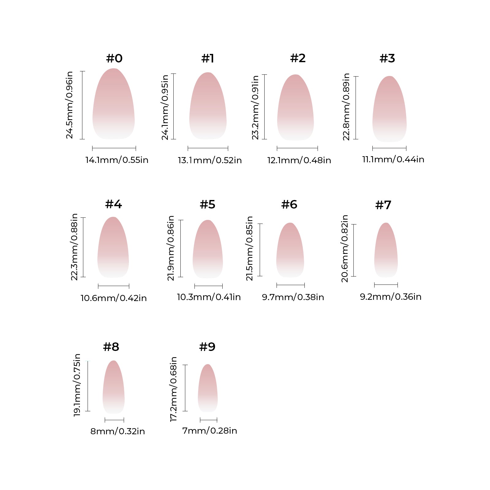 French - Pink Balletcore - Medium Almond