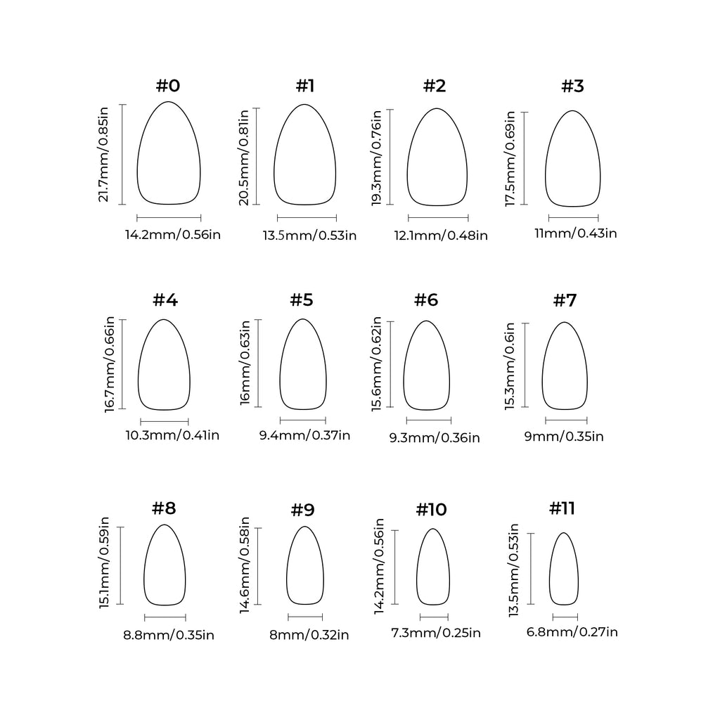 French - Starlight Candy - Short Oval