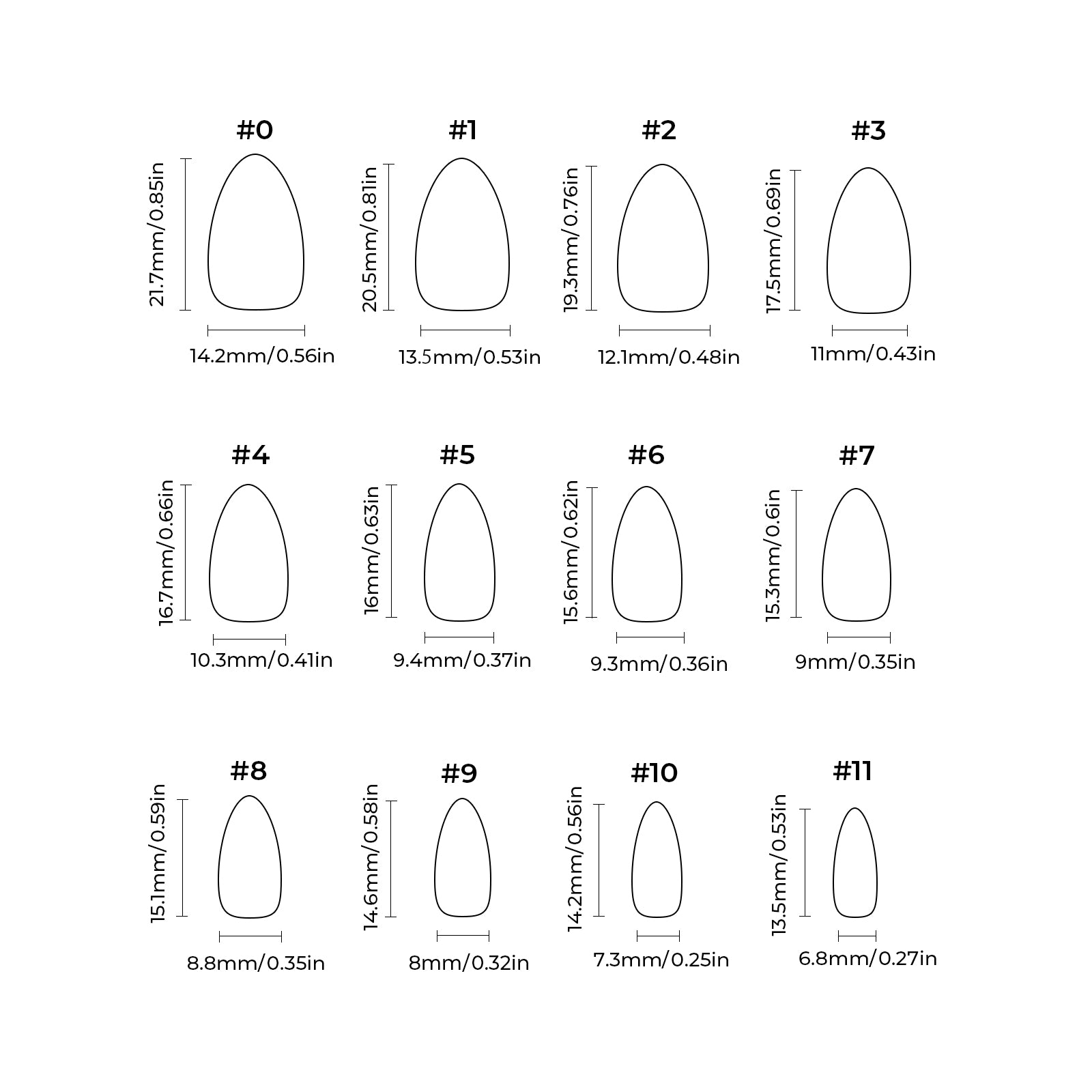 French - Starlight Candy - Short Oval