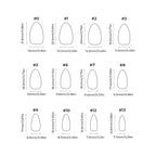 3D - Graceful Floral - Short Almond