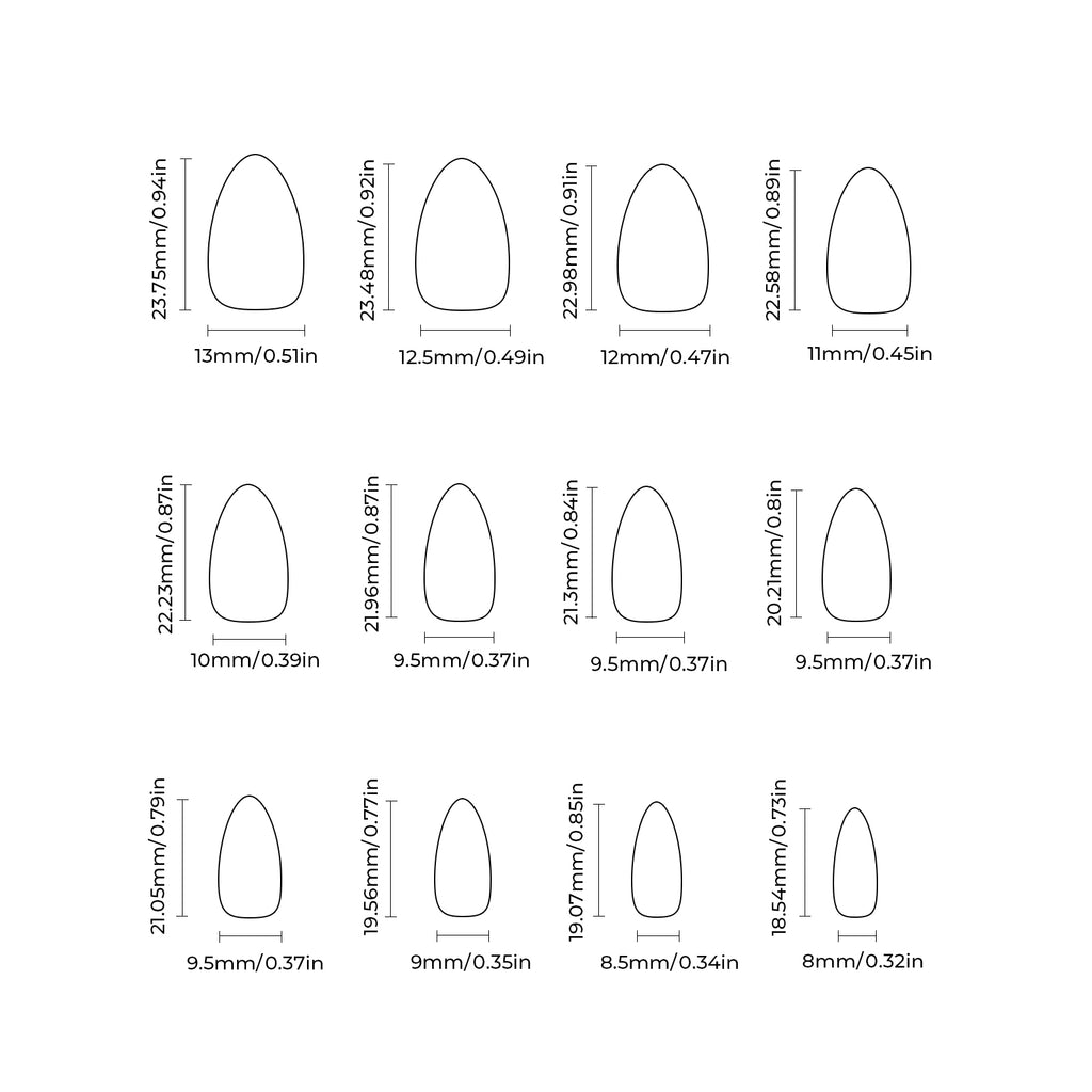 French - Classic - Medium Almond