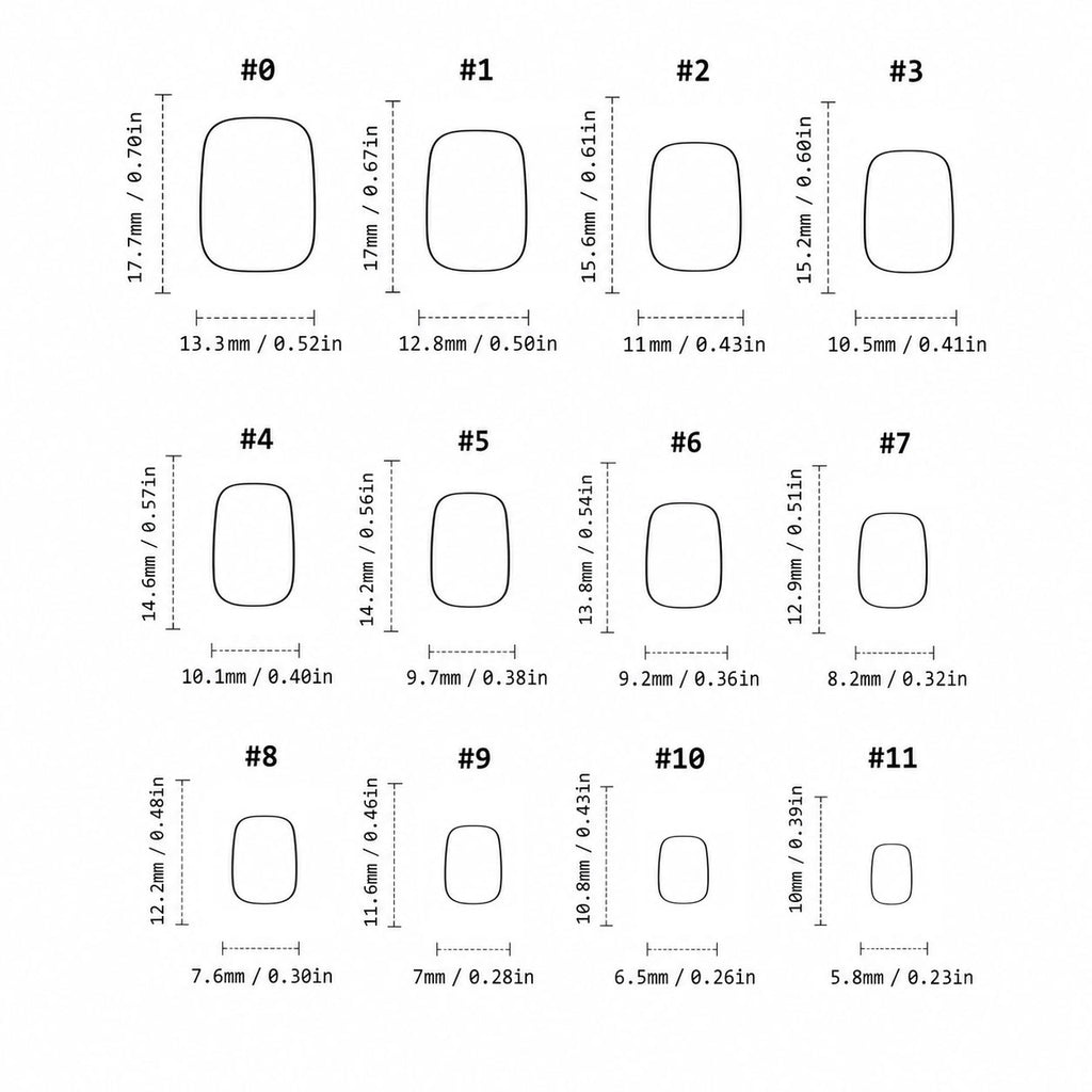 Patterned - Pure Love - Extra Short Squoval